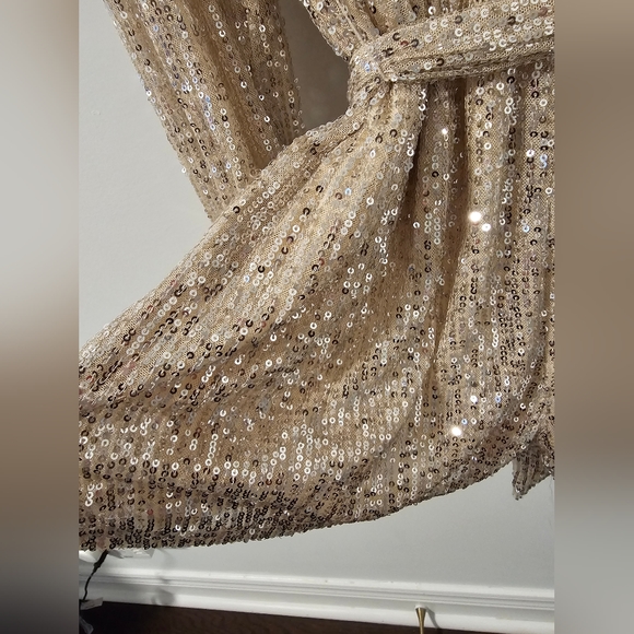 Fashion Nova - Diva Shine Sequin Romper - Silver - Picture 6 of 11